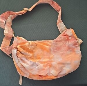 Vince Camuto Orange Tie-Dye Shoulder Bag
